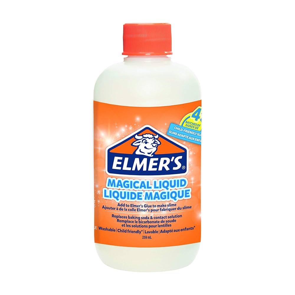Elmer's 液体グリッター接着剤 洗える 11本/マジカルリキッド付き Amazon | Elmer's (エルマーズ) 液体グリッター接着剤 洗える